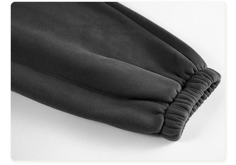 EVELLYHOOTD 600GSM Straight-Leg & Cuffed Baggy Fleece Sweatpants – Unisex Retro Streetwear for Spring Fall Winter | Soft & Cozy Fit【2025 New Drop】