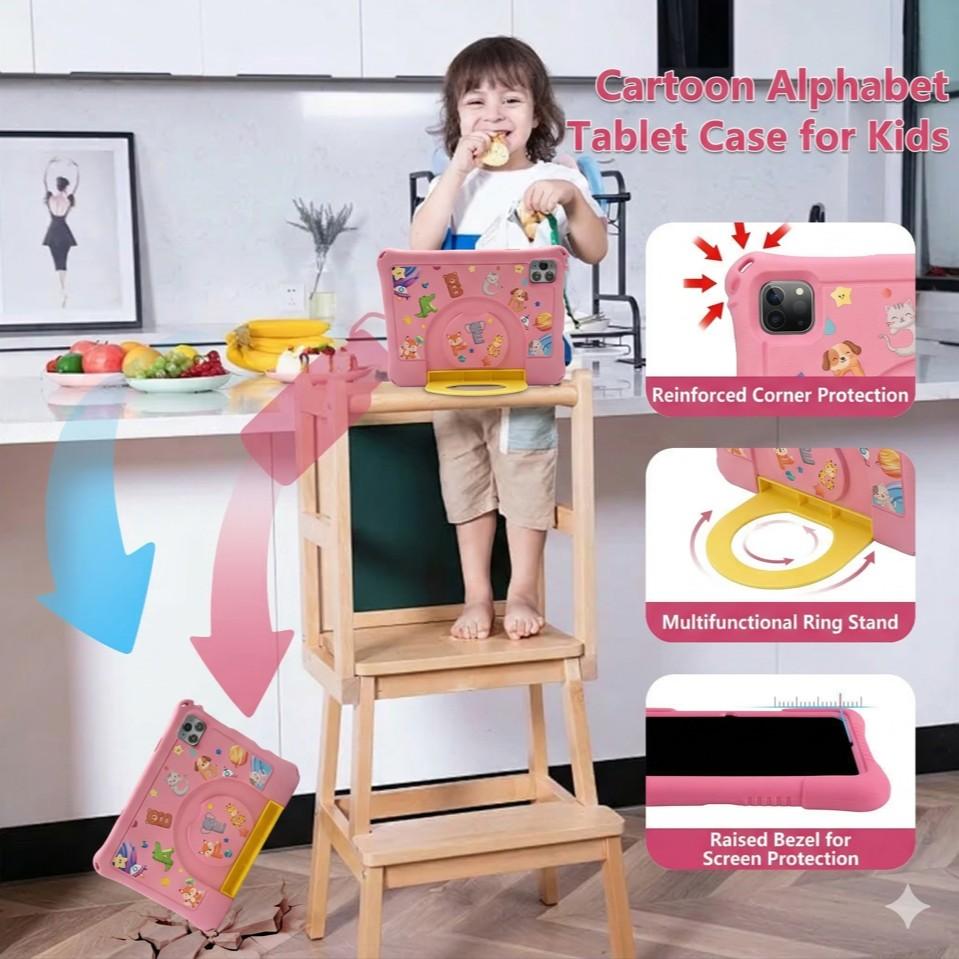 10.1 Inch Android Tablet for Kids Ages 3-12, Home Use, Movies, Internet, Wireless Connection, Games, Music, Educational Apps, Holiday Gift