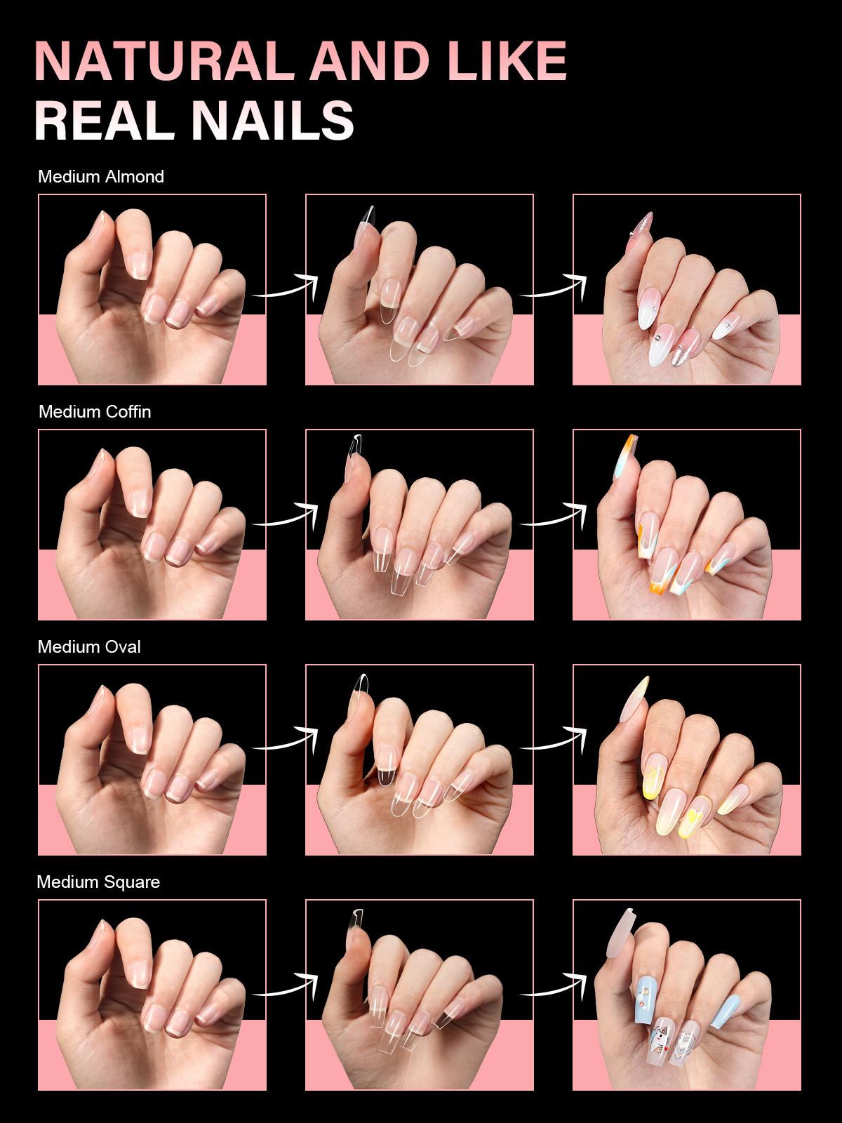 Aillsa StayPut Solid Nail Glue Gel, Mini UV Lamp for Press On Nails, Nail Tips and Acrylic Nails Long-Lasting Strong Adhesion Solid Gel Nail Art DIY Home, UV Light Cured Needed Tiktokshopblackfriday