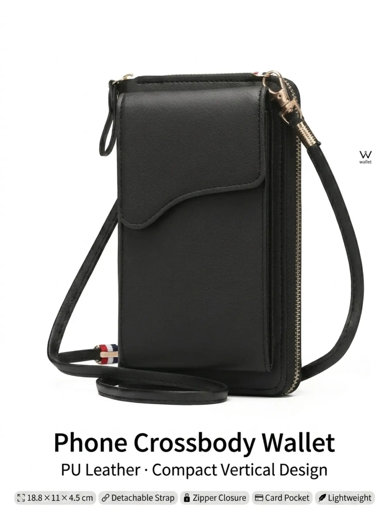 Women Phone Crossbody Bag, Cell Phone Purse, Mini Shoulder Bag, Crossbody Wallet, PU Leather Small Purse, Phone Bag with Card Slots