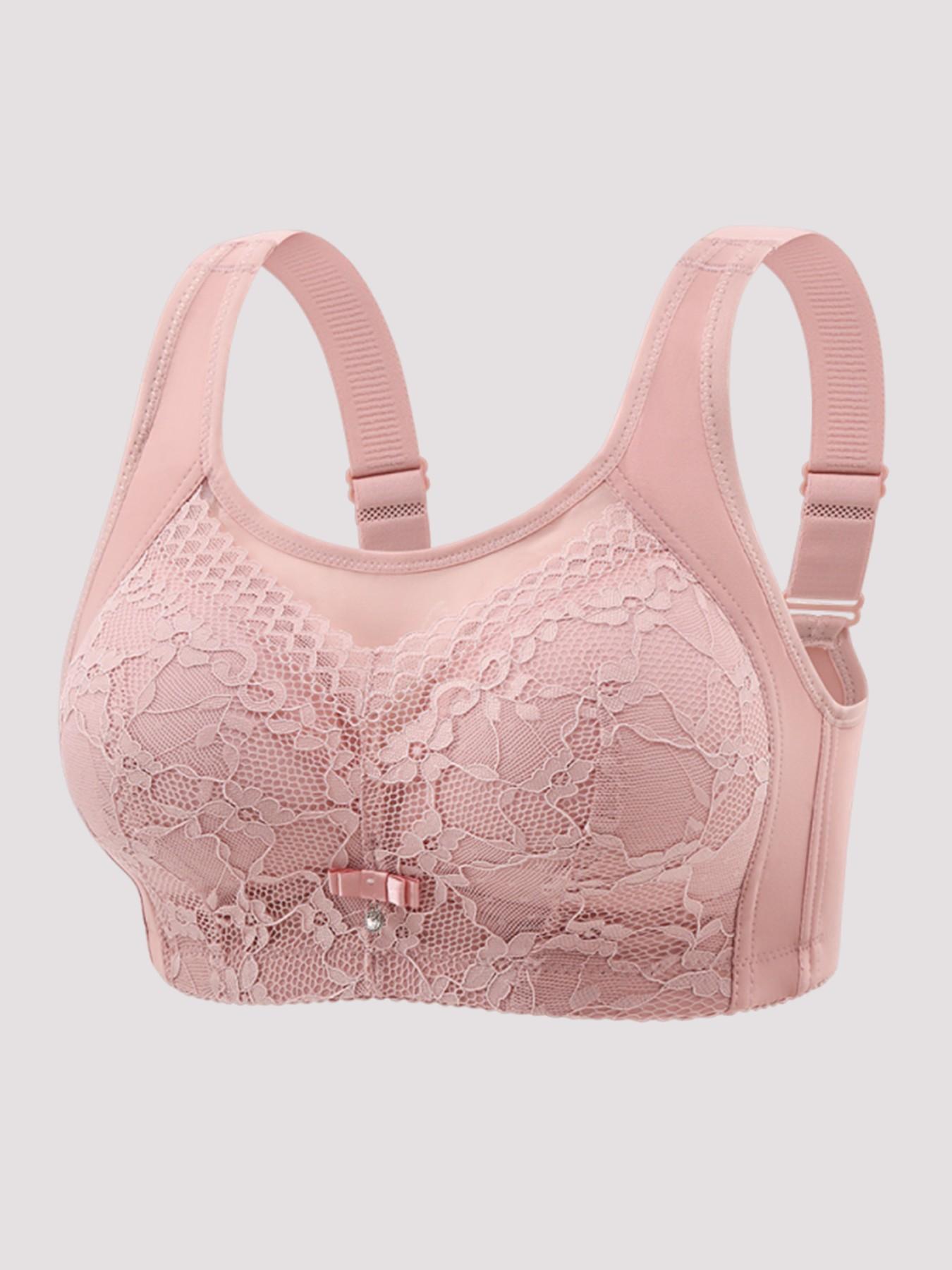 Comfortable Breathable Backless Chic Bralette Set, Large Bust Concealer, Anti-Sagging, Fixed Cups, No Magnetic, No Steel Ring, 5 Pieces