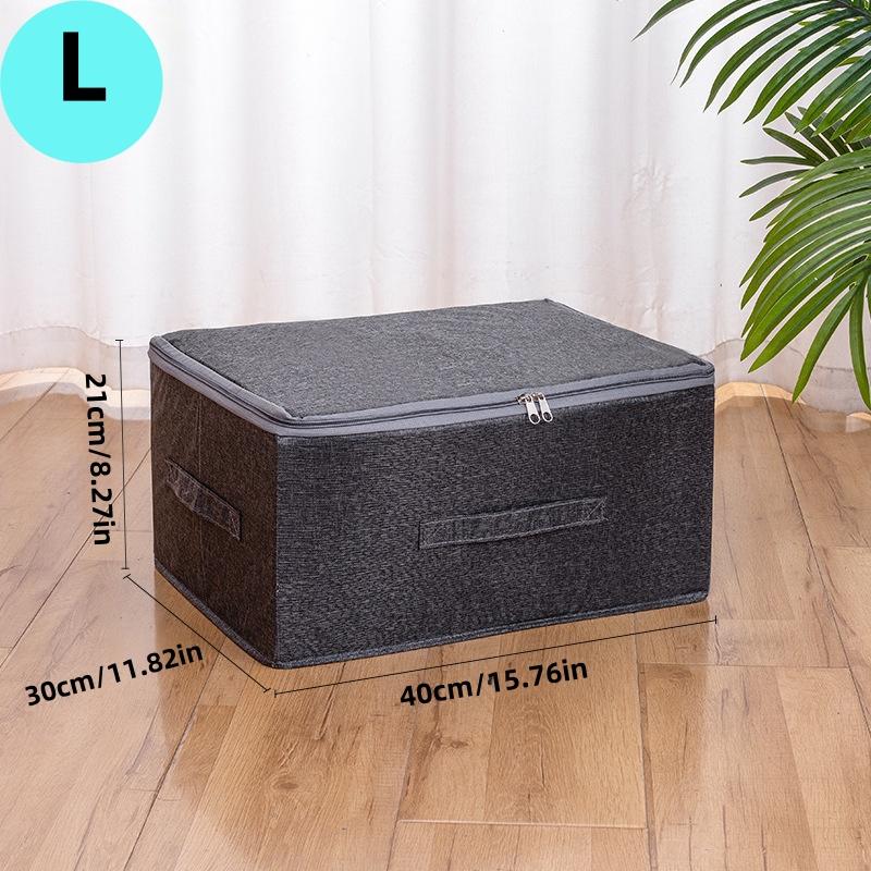 Large Capacity Stackable Storage Box, Space-Saving Multi-Functional Organizer, Durable Fabric, Ideal for Closet Bedroom Car Desk, Folding Storage Boxes