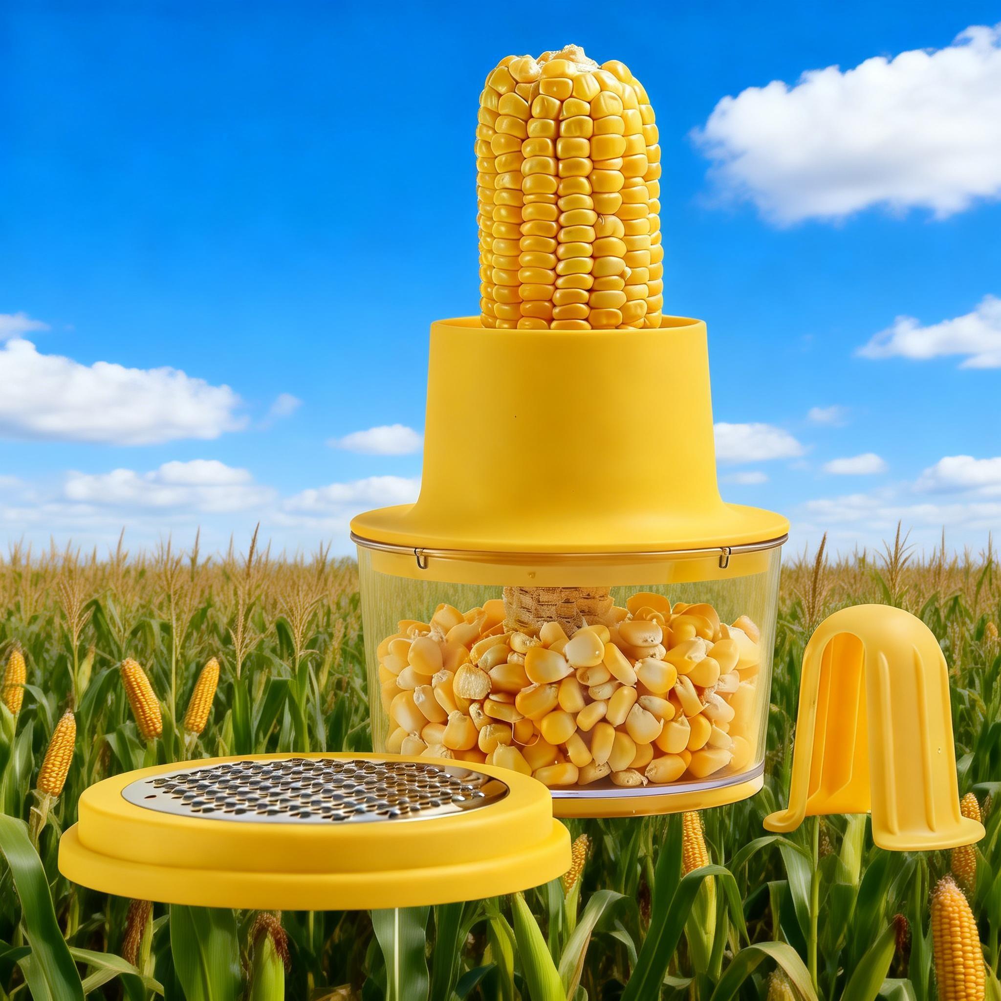 Stainless Steel Corn Peeler, Home Use Corn Thresher, Multi-Function Kitchen Tool, Durable Stainless Steel Design, Easy-To-Use