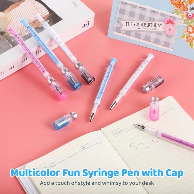 24pcs Nurse Injection Pens, Medical Theme Jelly Pens, Office Party Gifts (, Blue, ), Perfect for Nurses & Healthcare Professionals