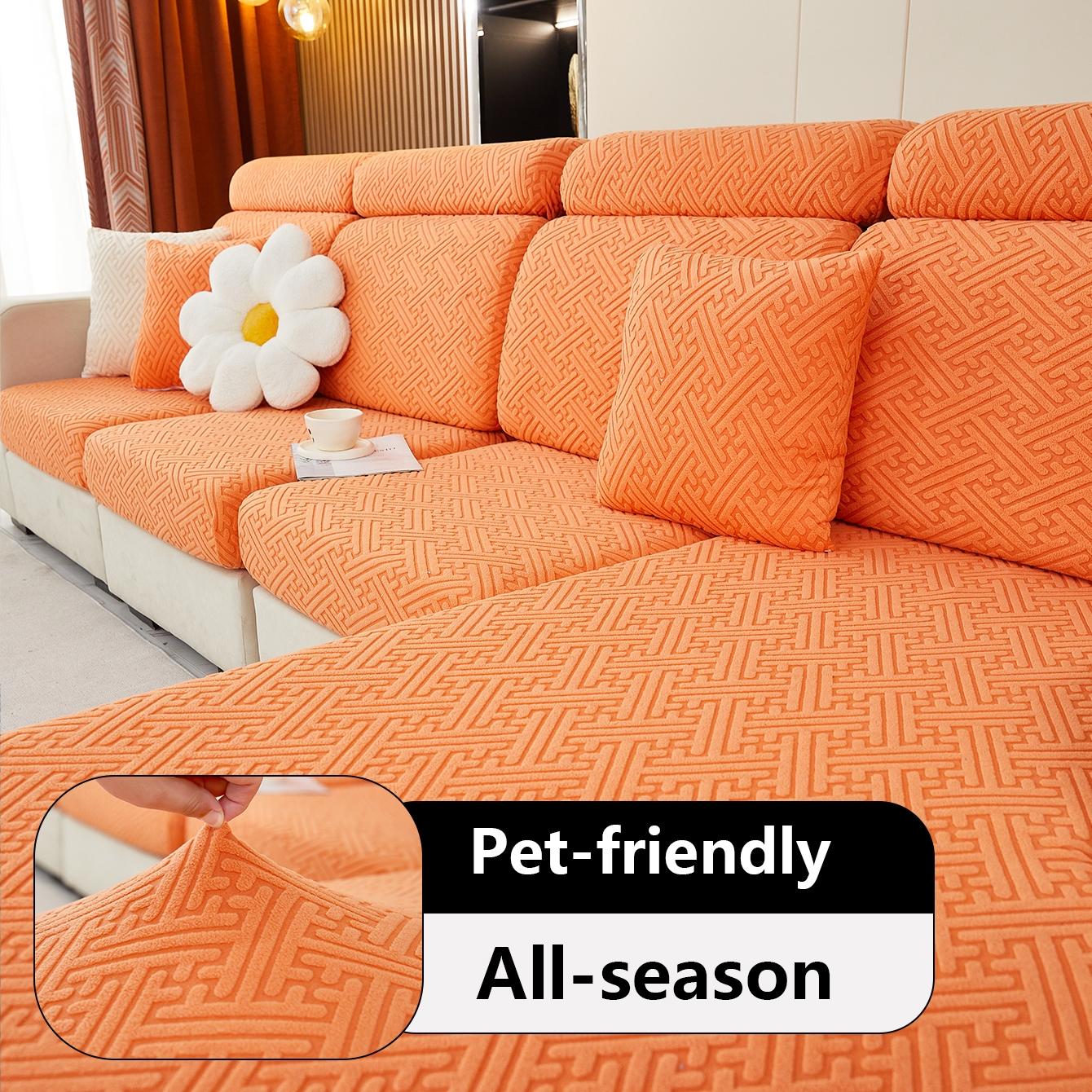 Dance Series Sofa Cover, Reusable All-Season Dustproof Cat Scratch Guard, High Wear Resistance, Non-Shedding Sofa Protector