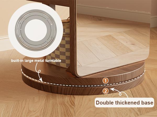 【HOT】Full Length Mirror,Full Body Mirror Solid Wood Floor Mirror with Coat Rack, Full Length Mirror with Stand Long Mirrors for Bedroom,Living Room, Multifunctional, Space Saving