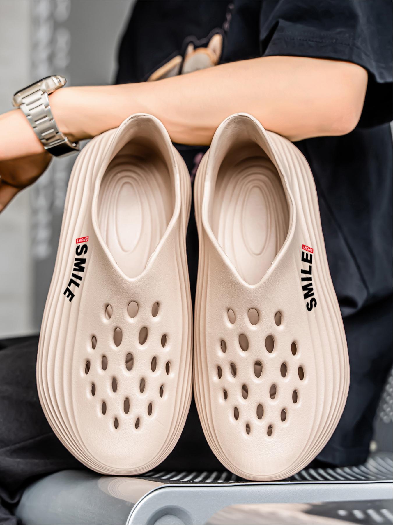 1 Pair Multi-color Trendy Clogs - Comfortable Upper + Elastic Outsole, For Summer Daily & Casual Styling, Trendy & Versatile