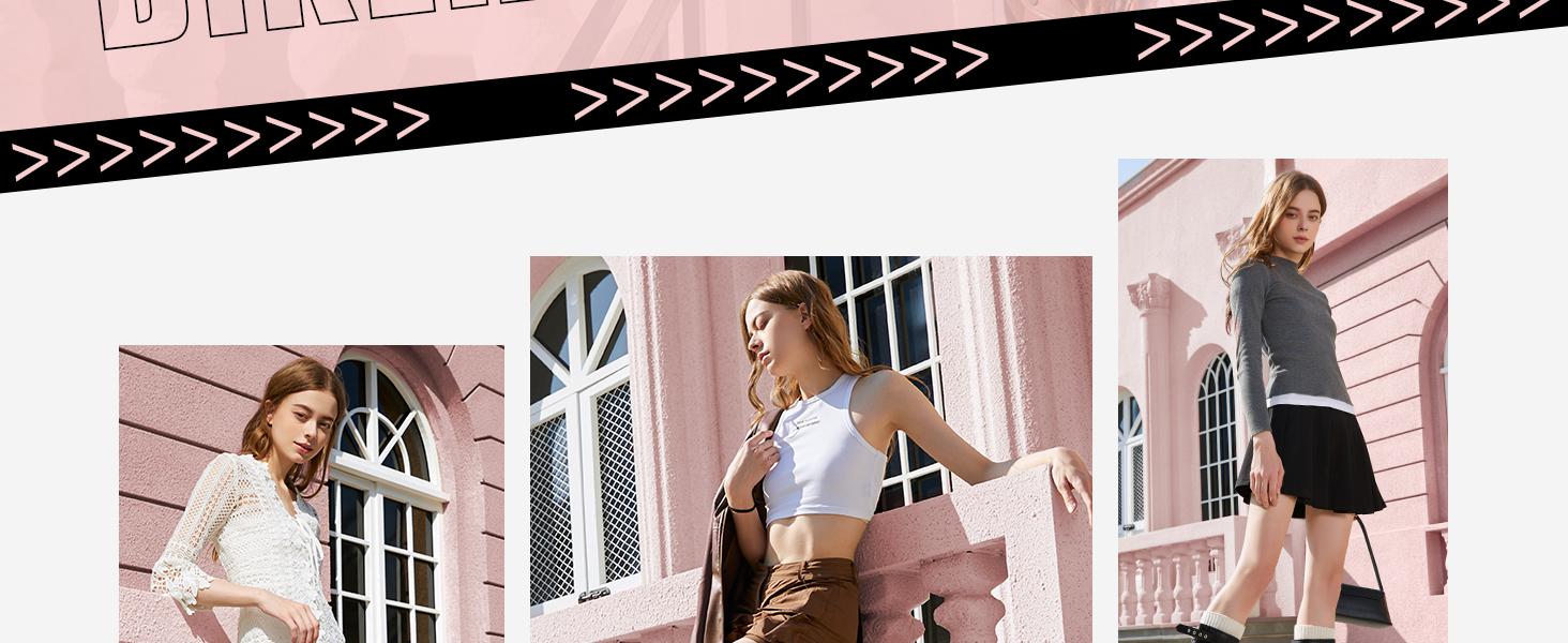 Athlefit Women's Knee High Riding Boots Fashion Buckle Square Toe Chunky Heel Wide Calf Biker Boots Gril Comfort Footware Fashion Shoes buckle  boots knee  high Leather Footwear Comfortable Girl Walking Shoes Bota Brown SpringStatements