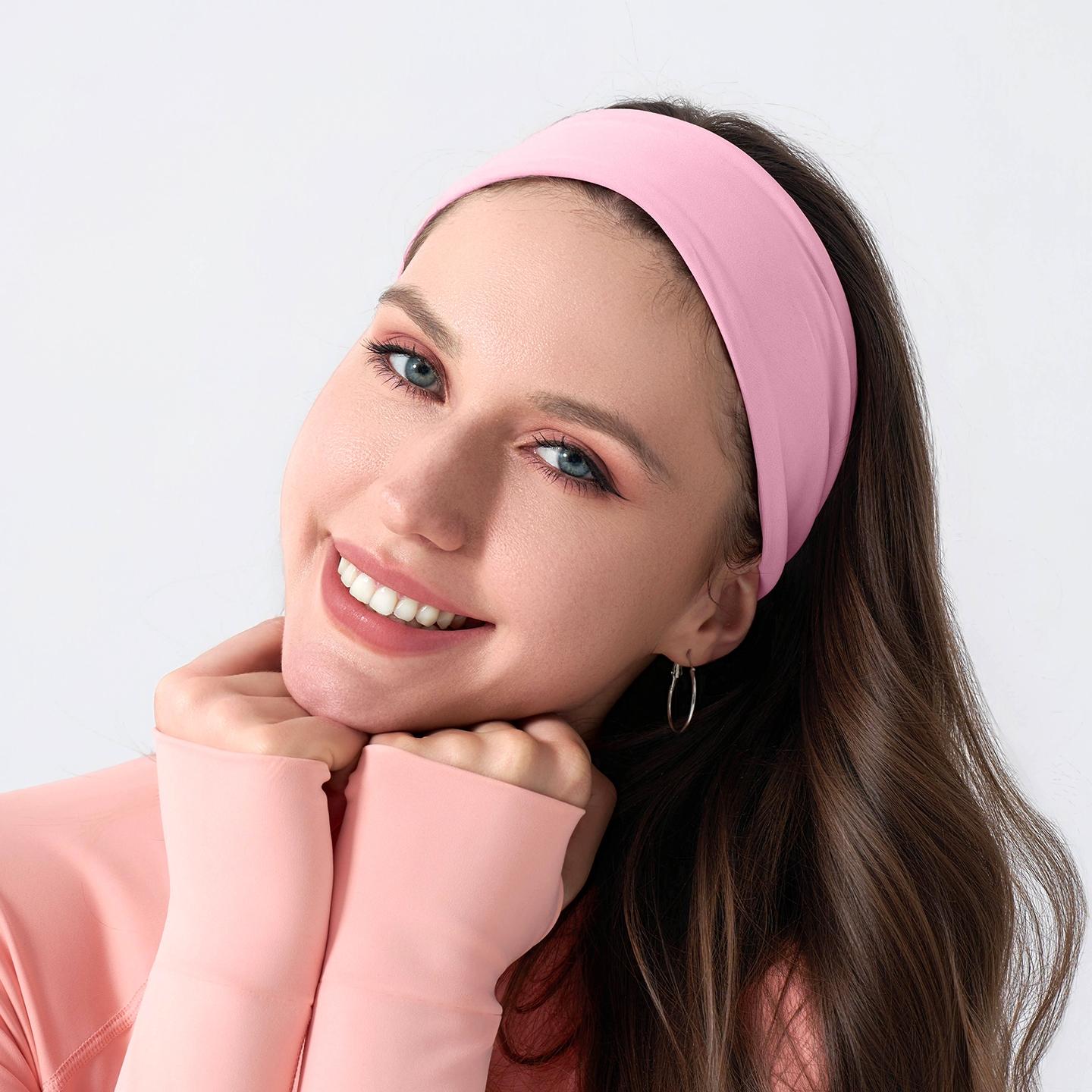 Yoga Headband Matched Color Clothes, Comfortable Stretch Design, Ideal for Yoga & Fitness, Perfect Gift for Women, Gym Wrap Headband