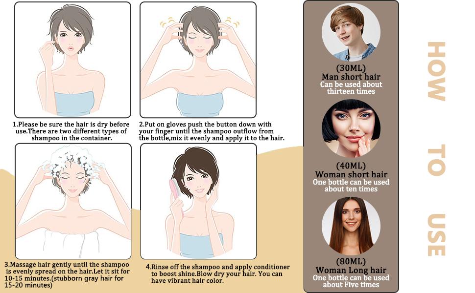 Silver Gray Hair Dye Shampoo 3 in 1 - Instant Shampoo Para Pintar el Cabello for Refresh Blonde Hair, Herbal Shampoo Hair Dye for Women Men, Easy to Use & Long Lasting Hair Color Shampoo 16.90 oz Silver Gray Hair Dye Shampoo 3 in 1 - Instant Shampoo Para Pintar el Cabello for Refresh Blonde Hair, Herbal Shampoo Hair Dye for Women Men, Easy to Use & Long Lasting Hair Color Shampoo 16.90 oz