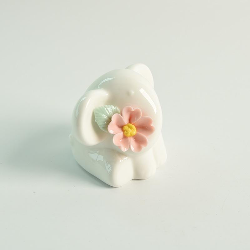 Cute Ceramic Elephant Incense Holder, Handcrafted Floral Incense Burner for Sticks, Aesthetic Cute Room Decor for Yoga Meditation, Boho Desk Decor, Spiritual Gift for Relaxation, Lucky Elephant Home Decor Cute Ceramic Elephant Incense Holder, Handcrafted Floral Incense Burner for Sticks, Aesthetic Cute Room Decor for Yoga Meditation, Boho Desk Decor, Spiritual Gift for Relaxation, Lucky Elephant Home Decor
