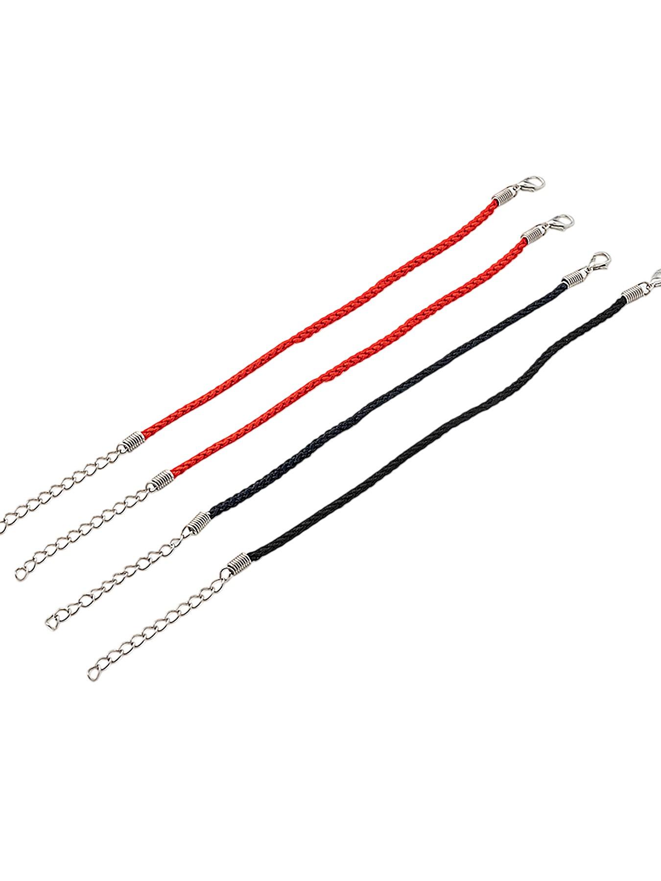 Handmade Braided Couple Bracelet, Lucky Charm Wristband, Unisex Fashion Accessory, Friendship and Love Cord, Daily Wear Jewelry Gift