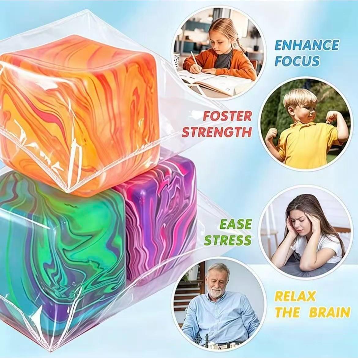 Stress Relief Squishy Toy, Malt Sugar Cube Design, Pressure Release Fun, Perfect for Relaxing Moments, Unique Textured Plaything