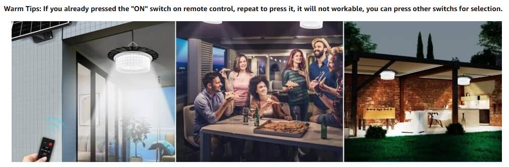 Solar Shed Light, Portable Solar Pendant Lights Outdoor, 244 LED 360° Glow Waterproof Shed Light with Remote Control for Shed, Barn, Gazebo, Yard, Patio, Garage