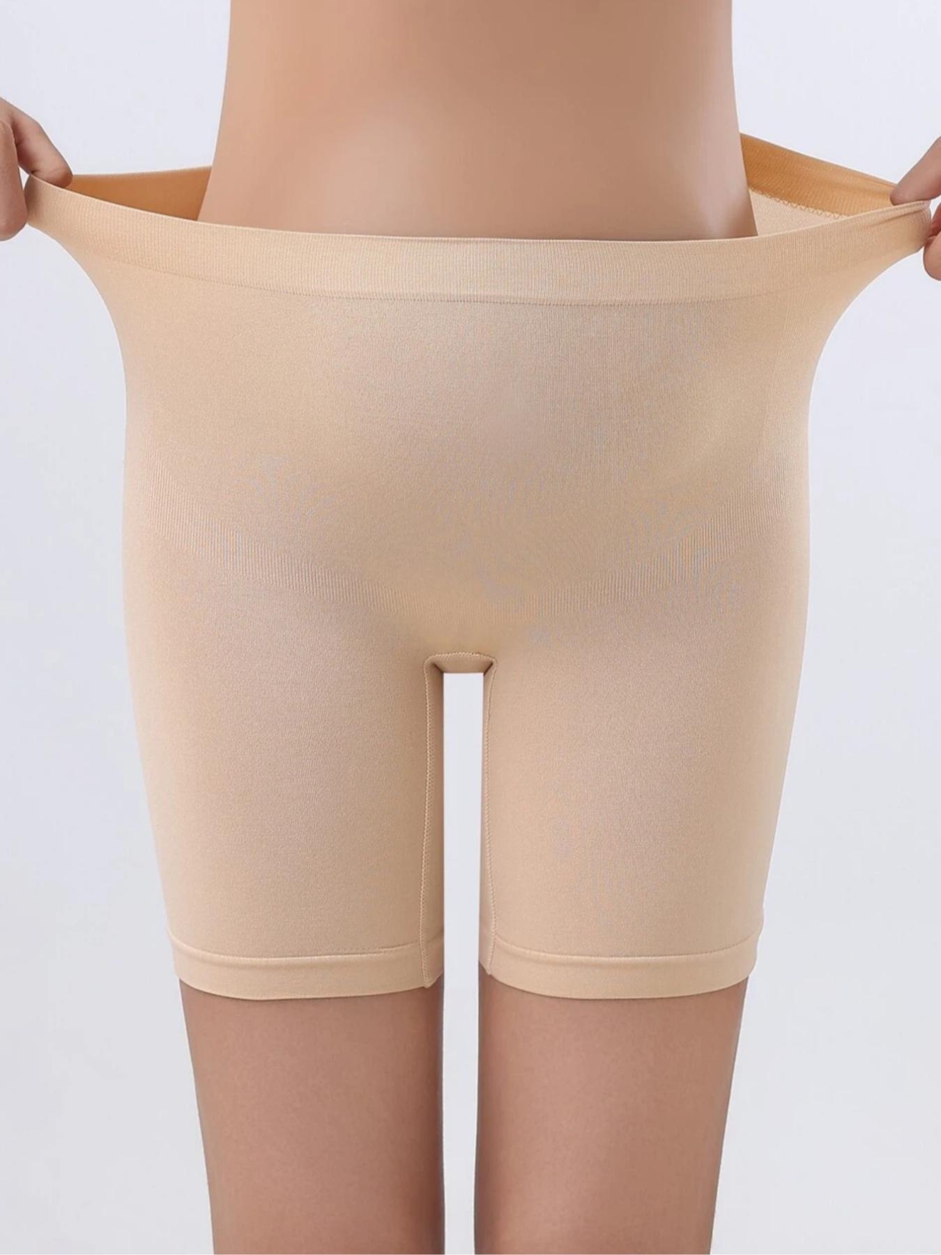 Maternity Solid Color Seamless Boyshorts, Soft Comfy Breathable Panty for Pregnancy & Postpartum, Maternity Underwear for All Seasons