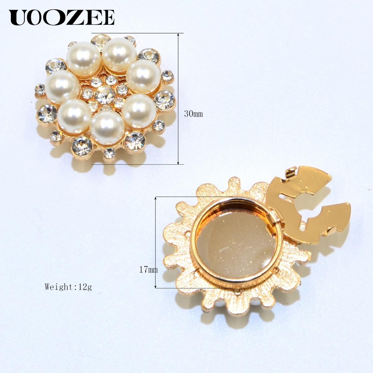 UOOZEE Women's New Fashionable Button Cover, Leopard Head Rhinestone Design with Hollow-out & Shiny Crystals, Versatile Shirt Cufflink Button Cover for Business, Social Gatherings & Daily Styling