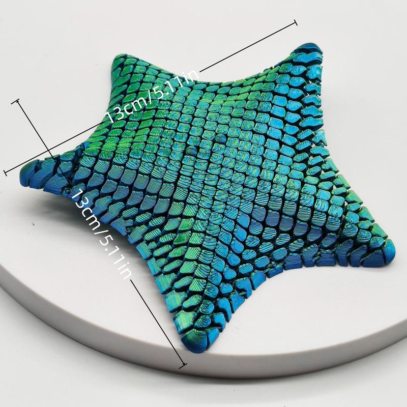 Christmas Gift,3D Printed Starfish Ocean Animal Figurine, Kids Toy Bulk Gift, Jointed Bendable Stress Relief Toy, Fidget Relief, Christmas Present