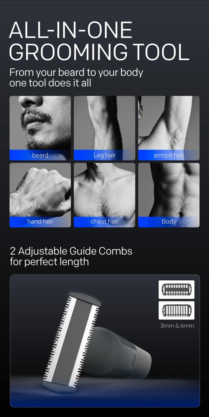 Skyworth T-blade Trimmer, Precise trimming, Waterproof & USB Rechargeable, Long Lasting for Travel & Daily Use, 2025 New Beard Shaver