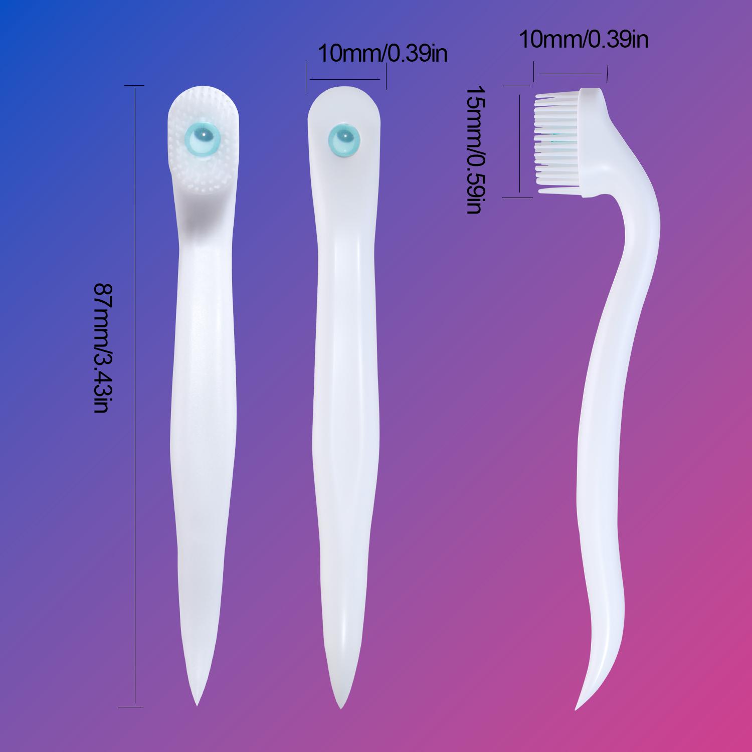 3-in-1 toothbrush, 48 disposable toothbrushes, mini travel toothbrush ...