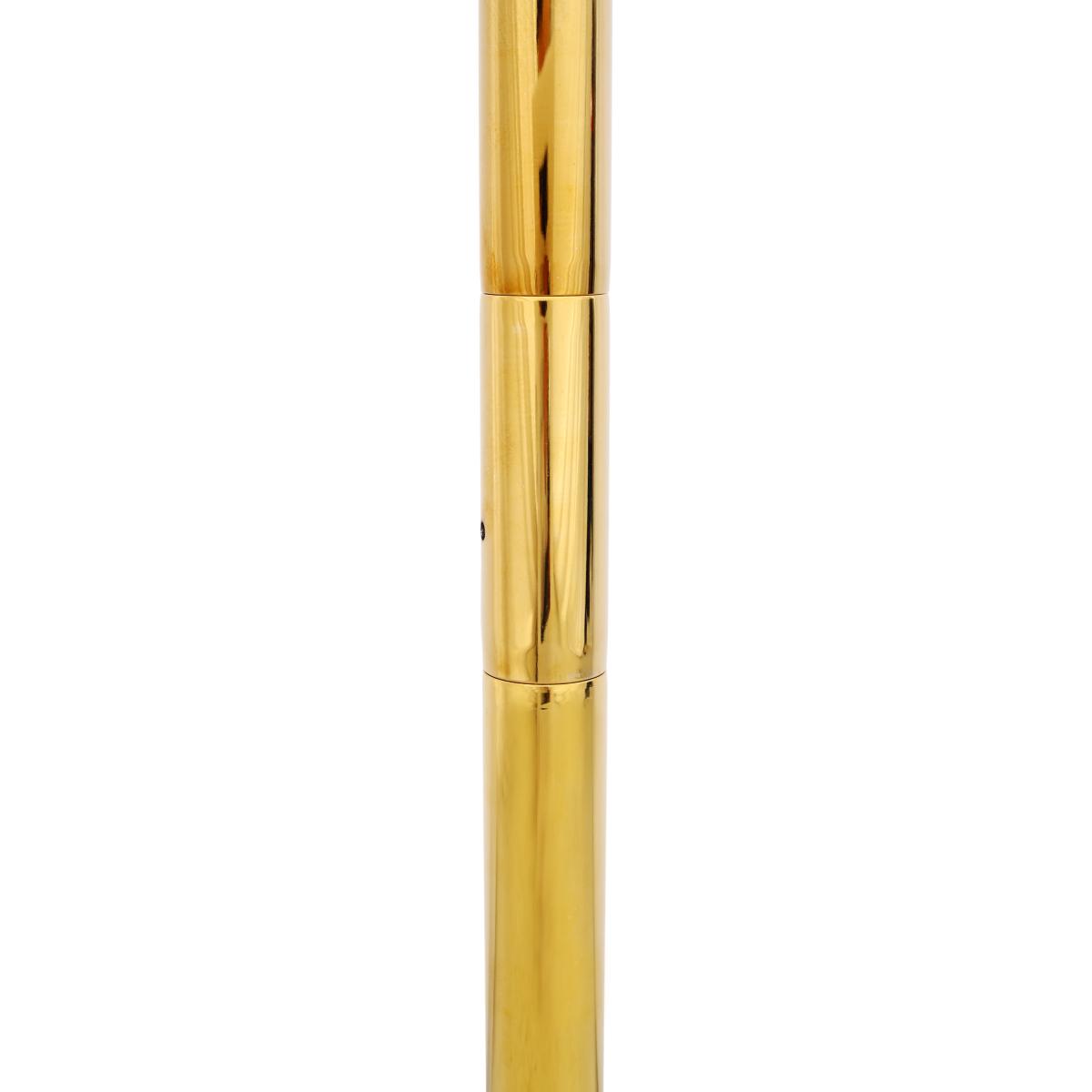 AobtkelDance Pole Spinning Static Dancing Pole Portable Removable for Home Club Bar Gym 86.2-109.8" Height Adjustable  Weight Capacity 440lb Gold