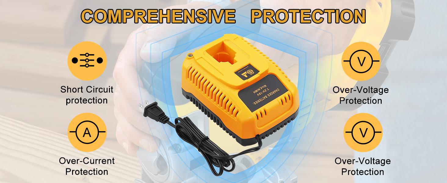 2-Pack 18V 4.5Ah Replacement Battery for Dewalt 18 Volt XRP DC9096 Ni-Mh Batteries, Compatible with 18 Volt XRP Batteries DC9096 DC9098 DC9099 DW9098 DW9095 and Cordless Power Tools