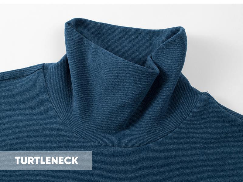 JMIERR Men's Casual Long Sleeve Turtleneck Shirts Lightweight Mock Pullover Sweaters Knitted T Shirt Slim Fit Tee Tops