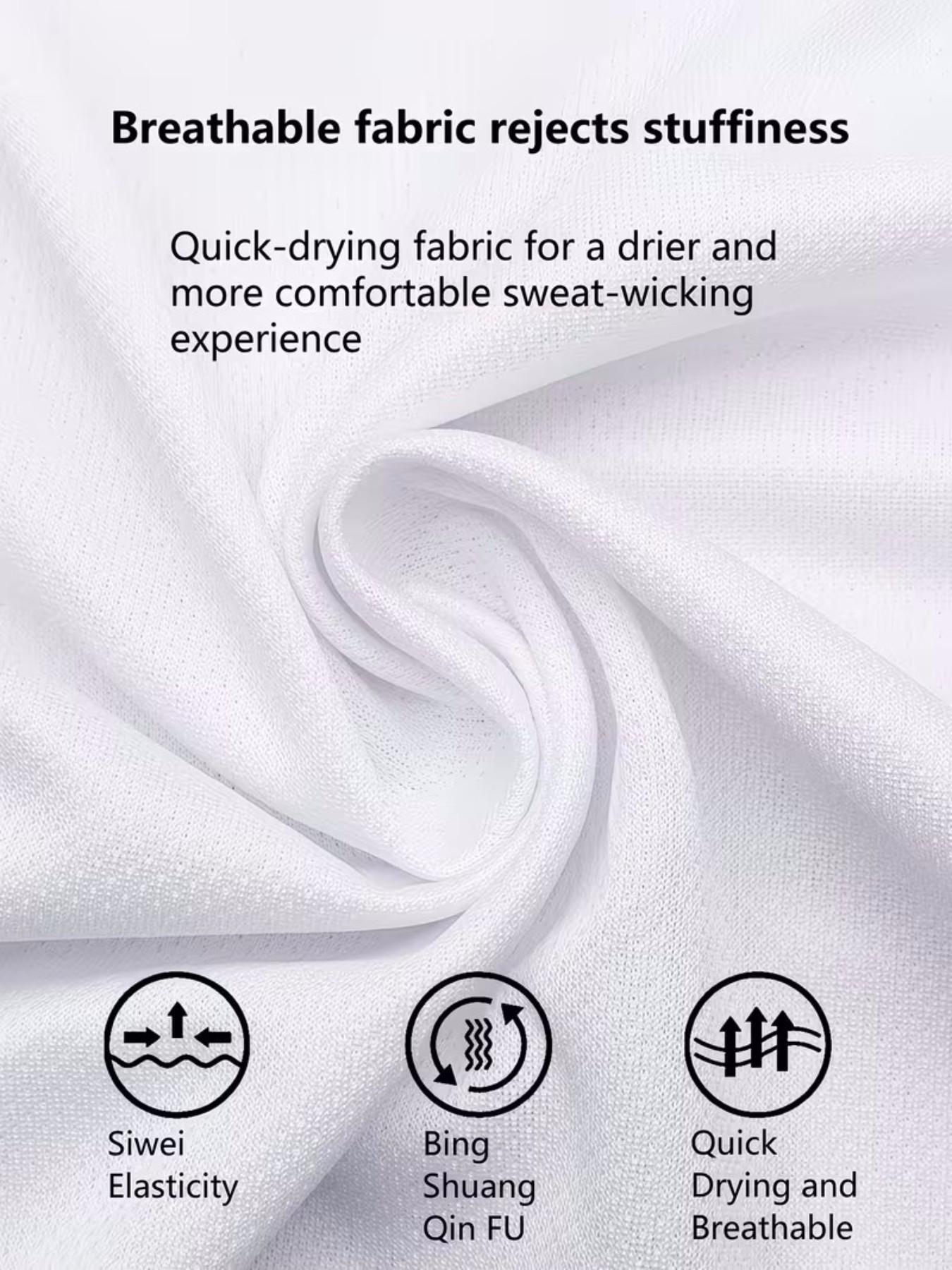 3-Pack Men's Quick Dry Monkey Print T-Shirts, Breathable Casual Short Sleeve Tees for Summer