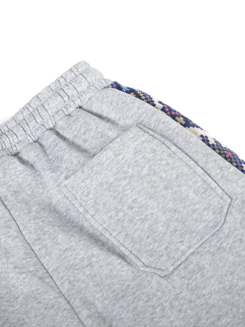 Men's Two-Piece Sport Set, Ethnic Pattern Hoodie & Straight Leg Pants, Casual Style, Soft Fabric, Fall & Winter Wear, Athleisure Wear Set