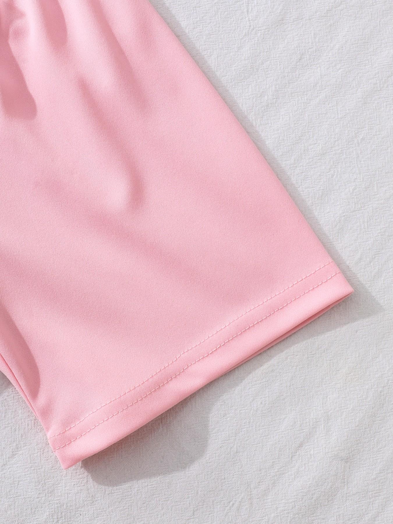 Capybara Girls' Summer 2-Piece Set - Short Sleeve Tee & Shorts Outfit | Soft & Comfortable Everyday Playwear for School, Parties & Outdoor Activities | Multi-Color Options, Ideal Holiday & Birthday Gift Casual Fashion Set Children