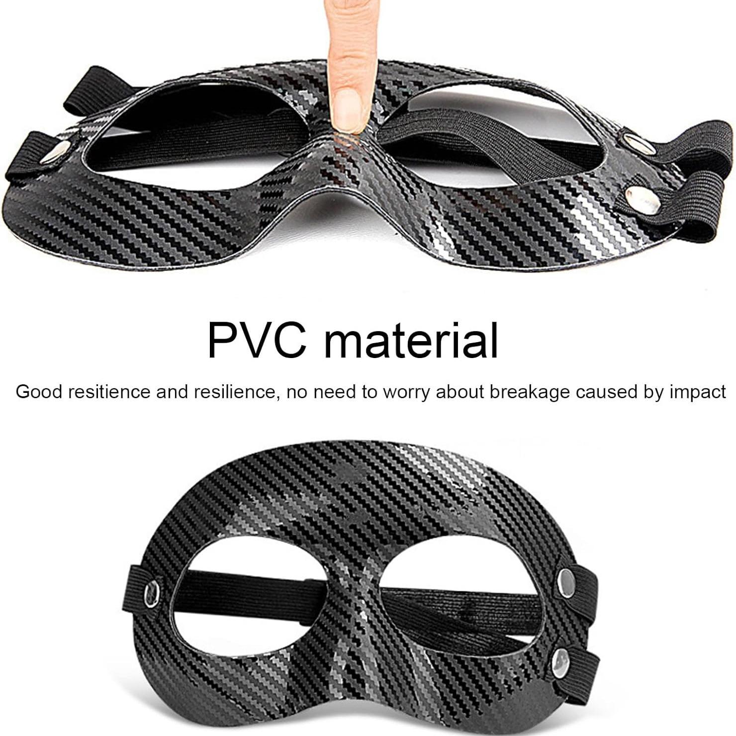 Anti-collision sports face protection, Outdoor sports mask, breathable face protection mask, adjustable straps, breathable PVC material, suitable for basketball, football training, can protect nasal bone fractures, unisex, Protective Gear