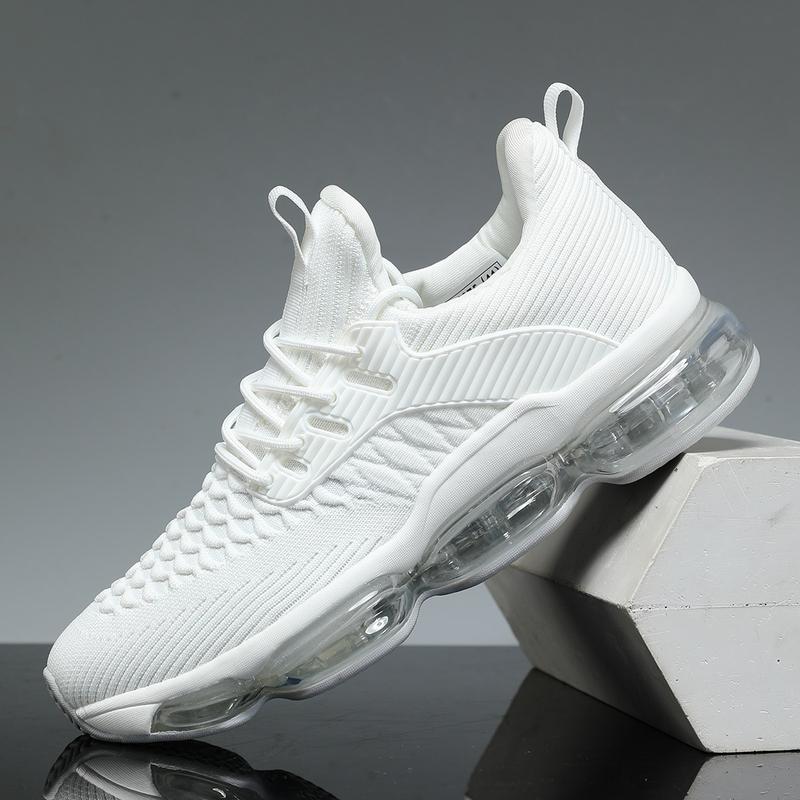 Mens Air Cushion Running Shoes Lightweight Breathable for Treadmill Wear,Casual Mesh Walking Fashion Sneakers for Daily Wear,Tennis Breathable Sport Gym Fitness Cross Trainers