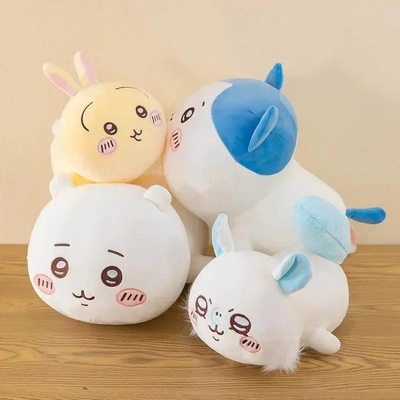 30CM Chiikawa Series Japanese Anime Plush Doll Cushion - Soft Hachiware Pillow, Unisex Usagi Stuffed Toy Ornament, Children's Birthday Gift
