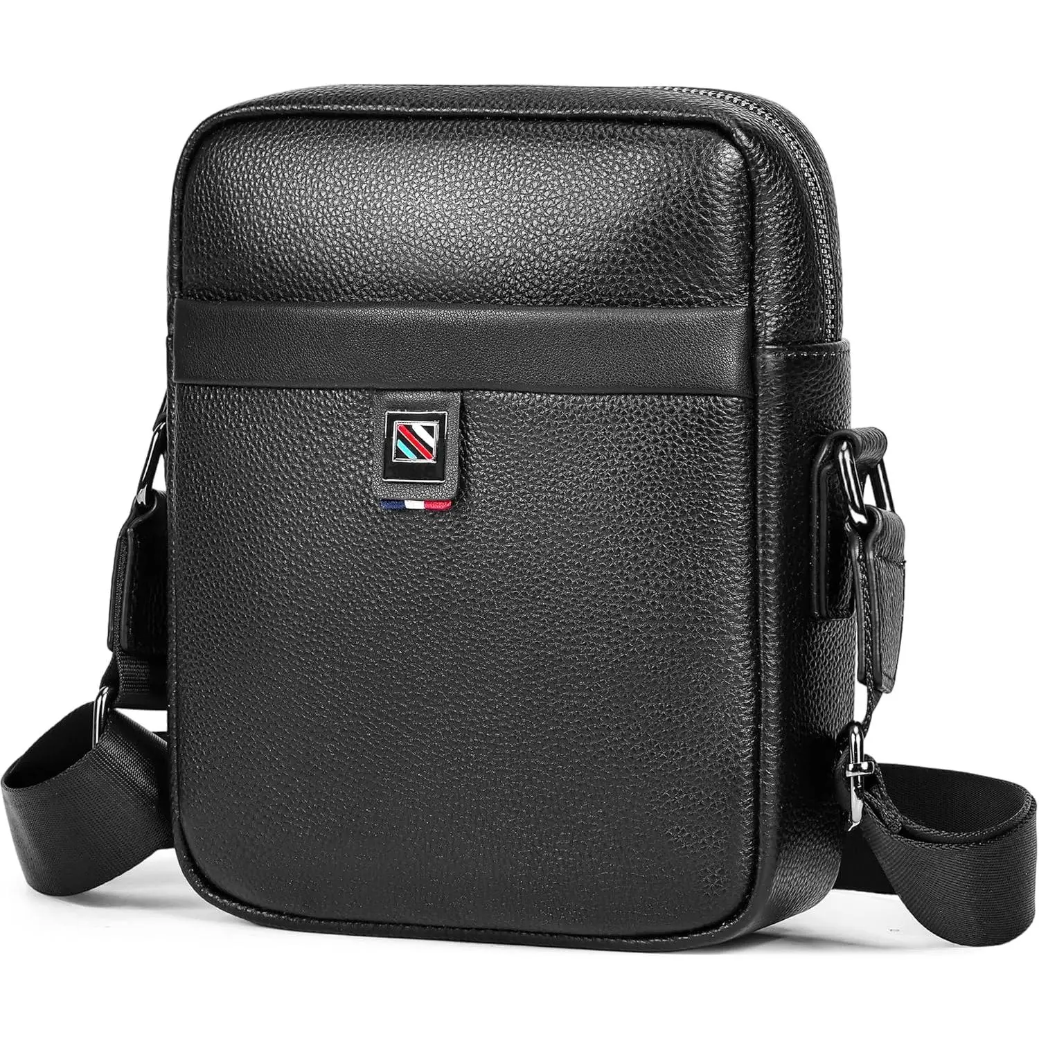 Men's Small Messenger Crossbody  Bag,,RFID | Satchel Purse Fits 7.9 In Tablet, Multi Pocket, Adjustable  Strap, Daily Work Carry Business Office Casual Travel Use