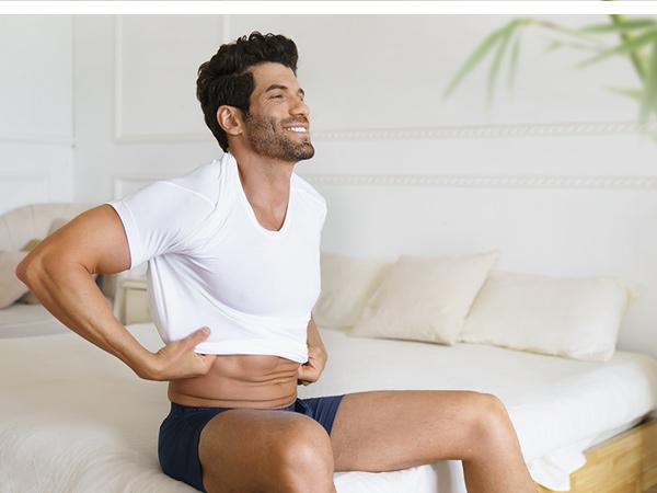 DAVID ARCHY Men's Undershirt Bamboo Rayon Moisture-Wicking T-Shirts Stretch Crewneck Tees for Men, 3 Pack , Gift Sets for Boyfriend