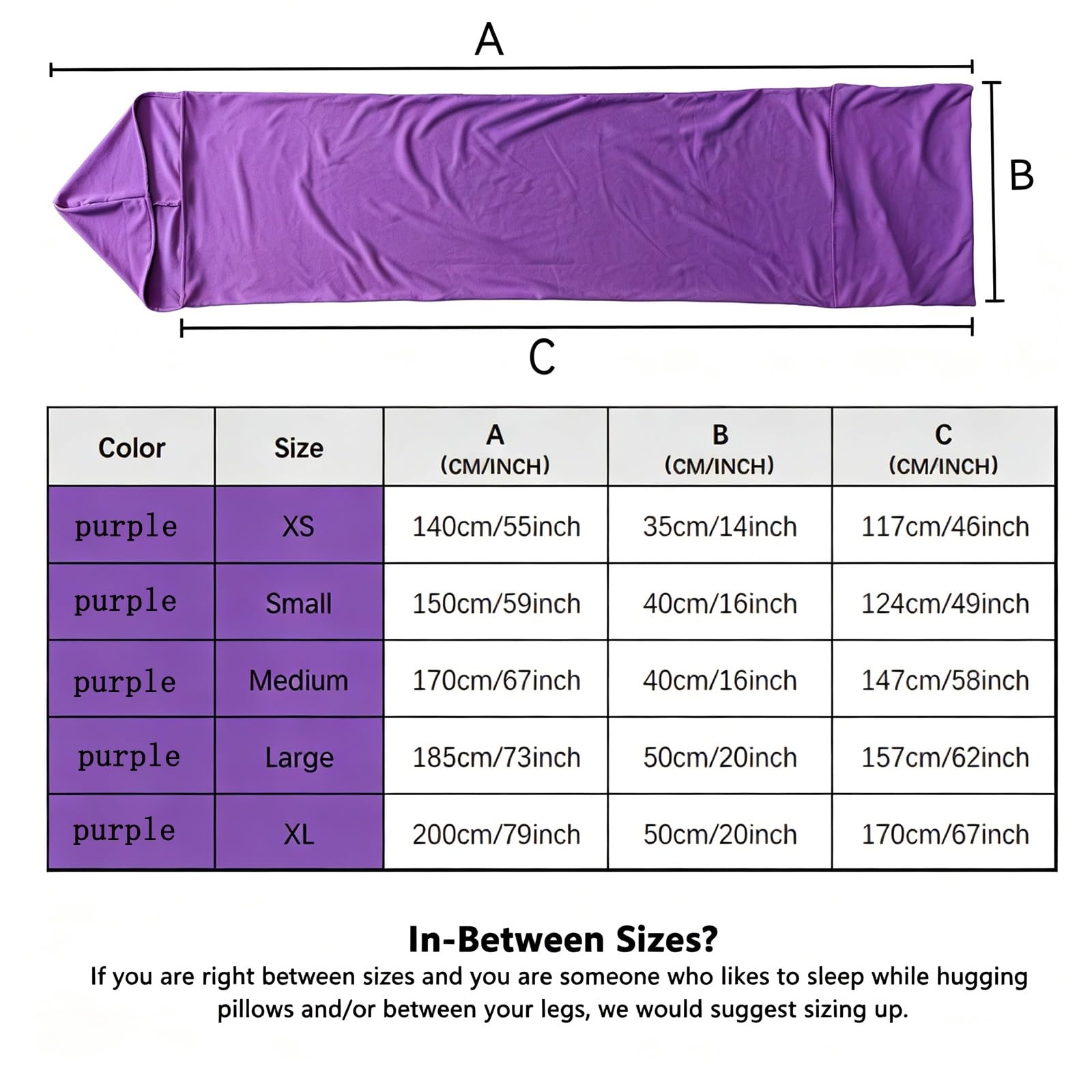 Sleeping Wearable Blanket, 360 Wrap Breathable Stretch Fabric Compression Sleep Sack, Hug Pressure Therapy for Adults