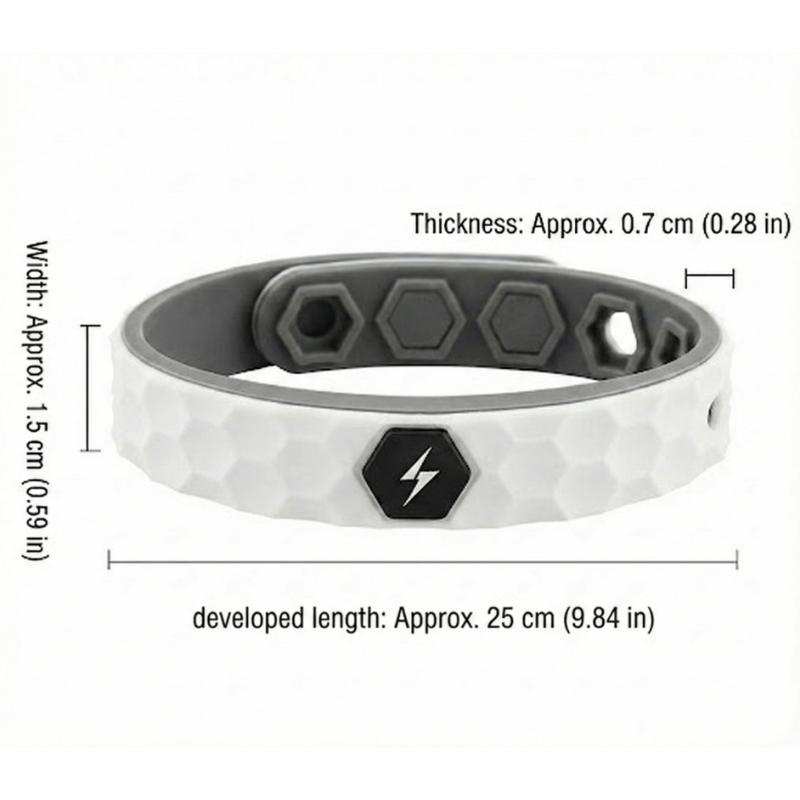 1pc Universal Anti-Static Wristband, Adjustable Silicone Sport Bracelet, Unisex Electrostatic Elimination Band with Comfortable Fit Design