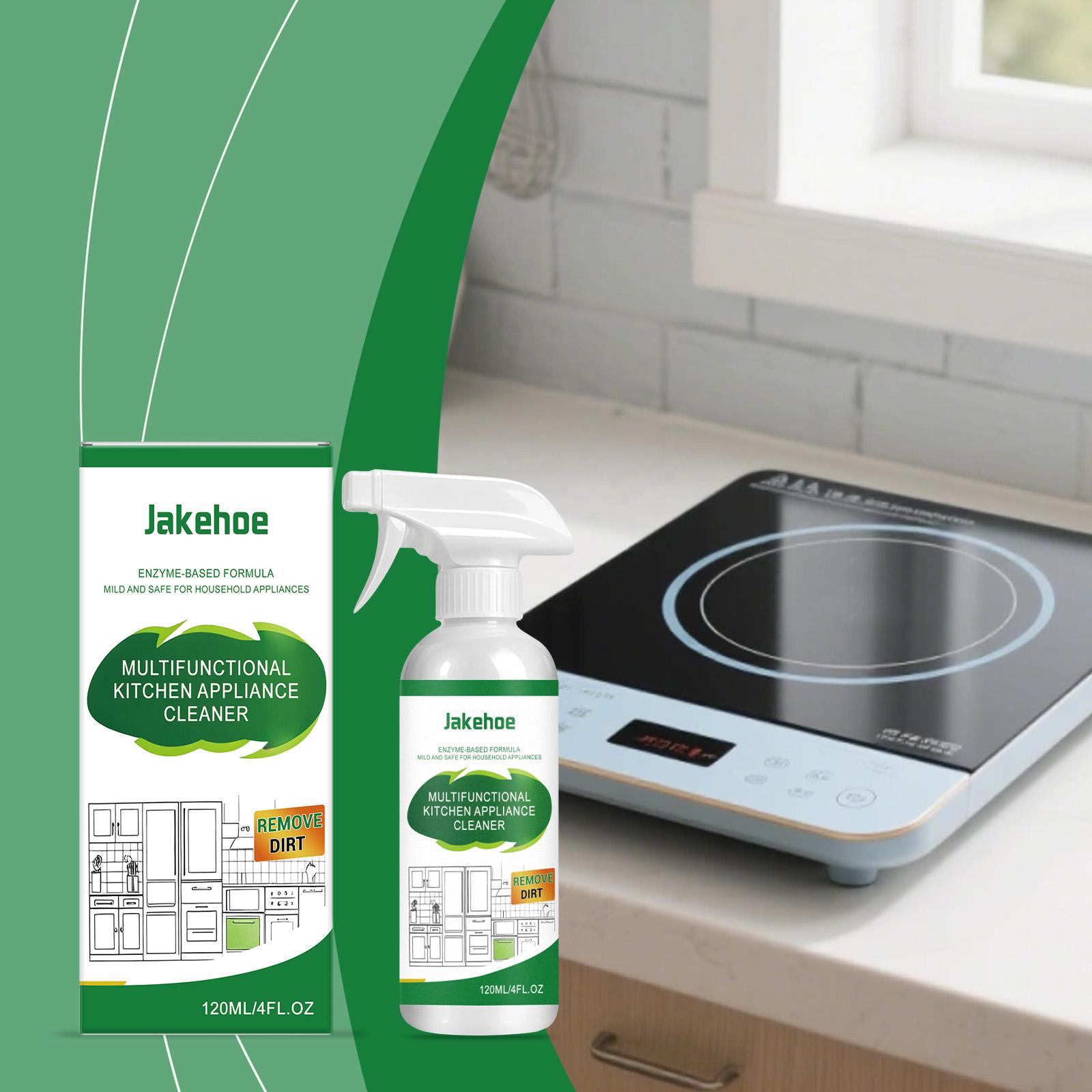 Kitchen Appliance Cleaner, Heavy Oil Remover for Stovetops and Range Hoods, Multi-Purpose Cleaning Agent, Effective Grease Cleanser