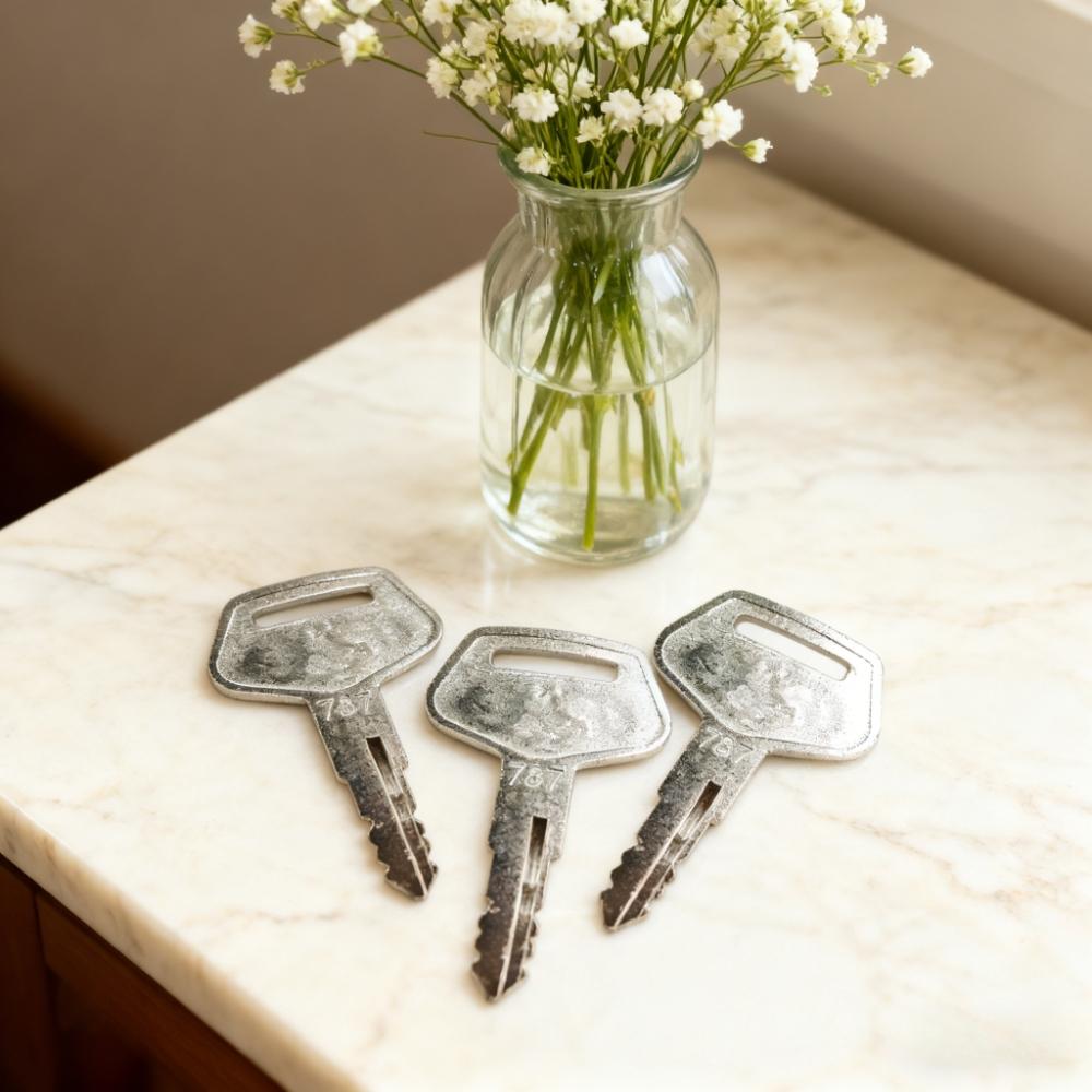787 Keys Set for Excavators & Loaders, Durable Replacement Parts for Dozers & Backhoes, Essential Maintenance Tools Hardware