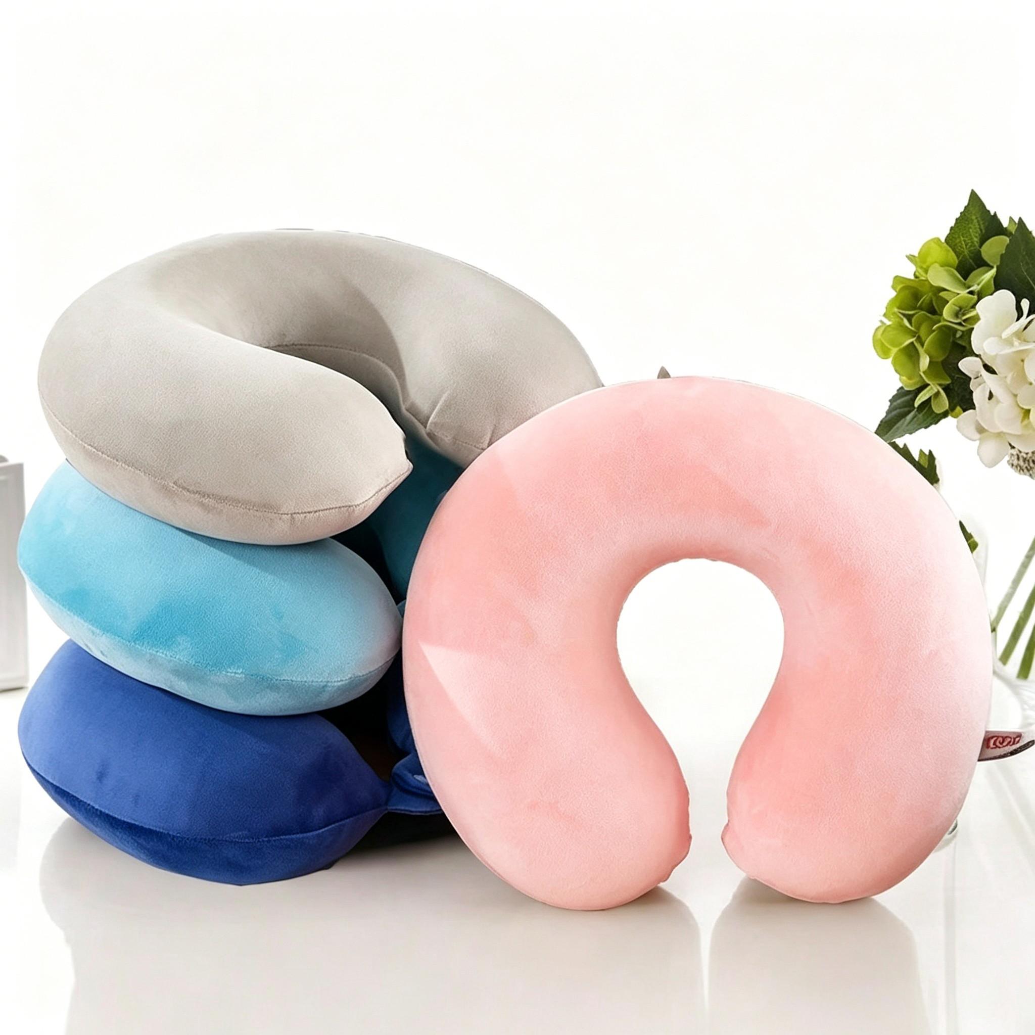 Inflatable Travel Pillow, Neck Pillow, Plane Pillow, Car Travel Pillow, U-Shape Neck Support, Travel Neck Cushion, Portable for Students/adults, Essential for Mailmen