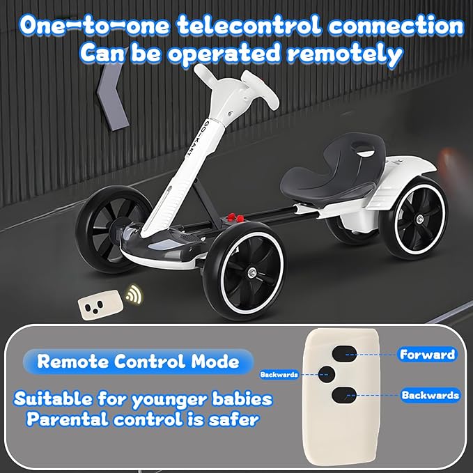 Foldable Kart with Remote Control Lightweight Durable for Outdoor Use Easy Install Perfect