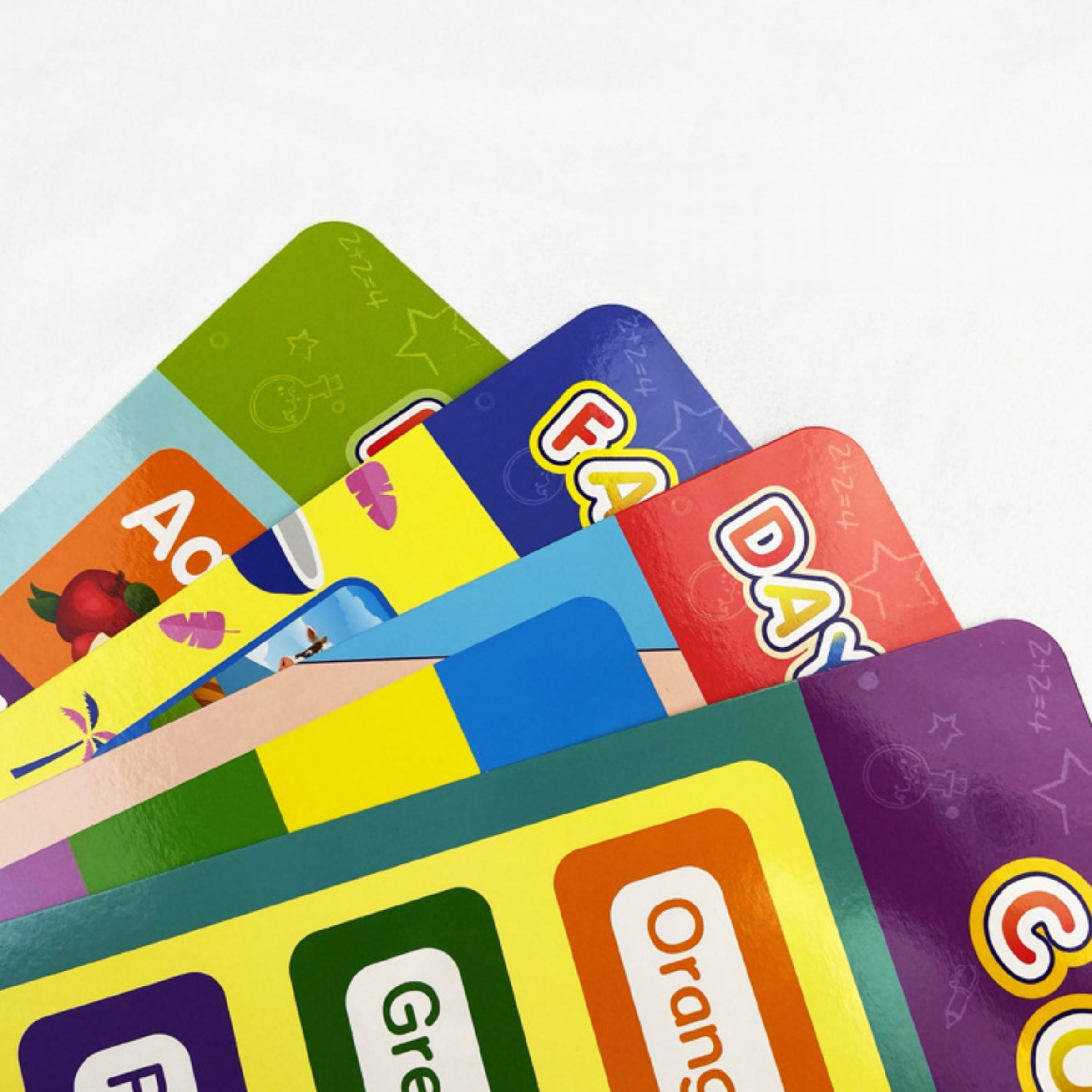 18-Piece Large Pre-K Poster Set (11x16.5 Inches), Modern Laminated Learning Charts for Toddlers, Alphabet Learning Chart, Perfect Home & Classroom Wall Decor, Classroom Supplies Charts