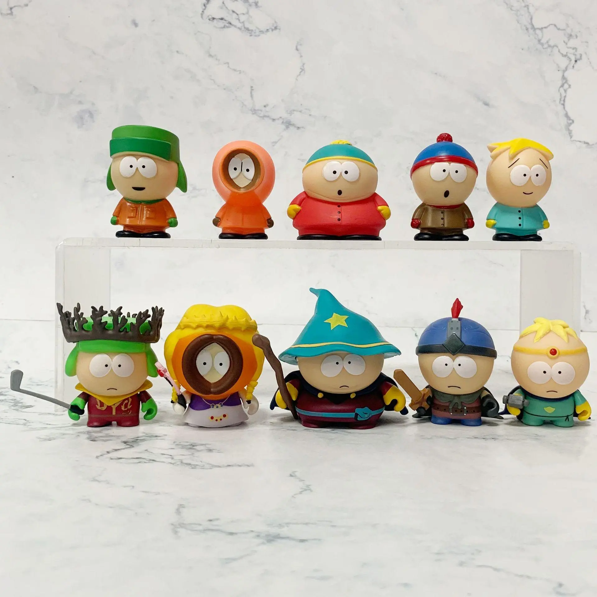 South Park The Stick of Truth Bad Boy Paradise PVC Action Figure Doll, Collectible Model Figure Set for Car Ornament