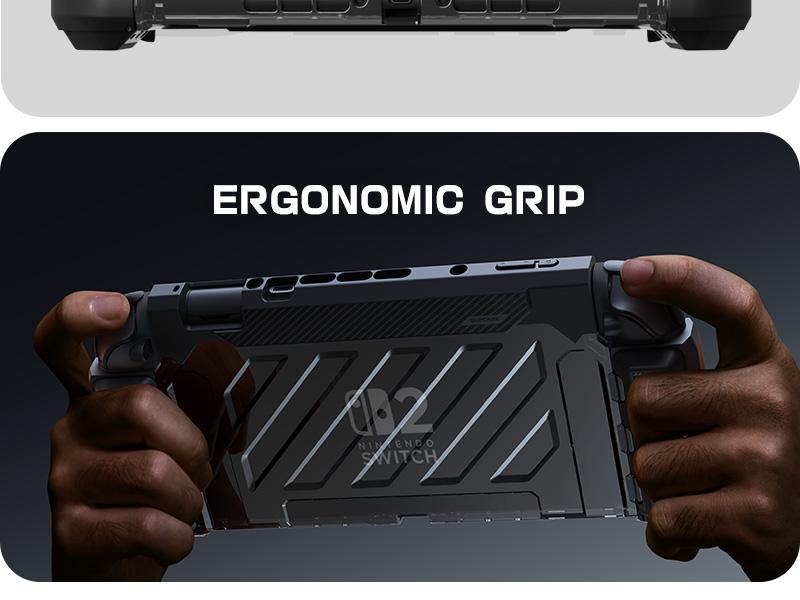 SUPCASE Case（UBPro） for Nintendo Switch 2 (2025) – Military-grade armored protection with dockable design. Magnetic Joy-Con friendly, shockproof construction. Includes integrated screen cover. Gaming Stuff Gaming Items