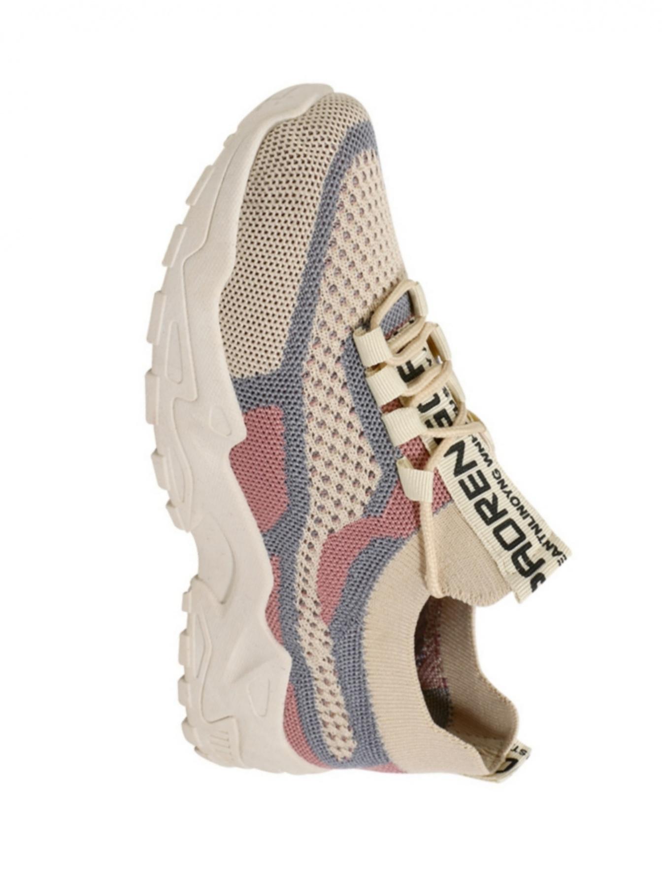 Women's casual sports shoes, breathable, lightweight, comfortable and fit the foot shape, thick sole with strong and strong support, contrasting color design for daily versatility, preferred for daily commuting and casual wear