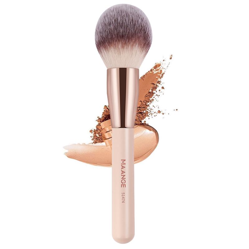 MAANGE 1pc/2pcs/3pcs Professional Facial Synthetic Makeup Brushes Flat Head Triangle Brush Concealer Brush Powder Brush Blush Brush Foundation Brush Makeup Tool,Makeup Accessories Gifts for Friends