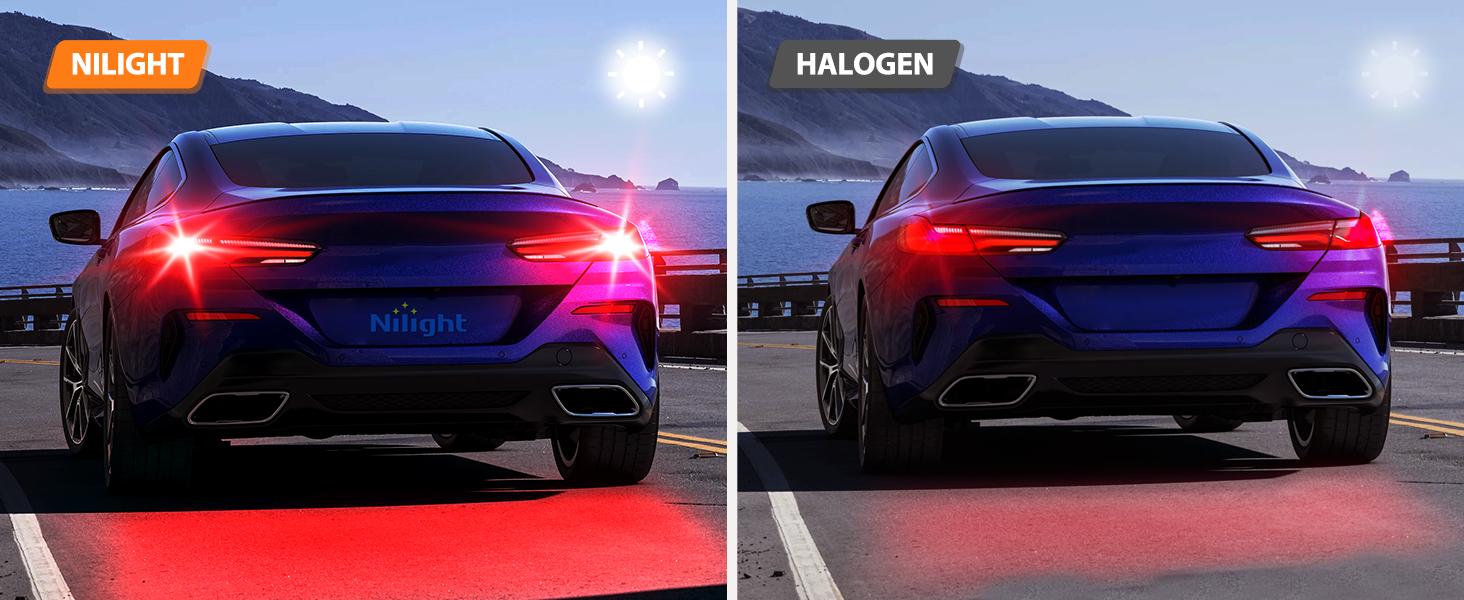 Nilight 57LED 1157 Red 2057 2357 BAY15D 7528 LED Bulb (Pair) Lighting  #FathersDayGift