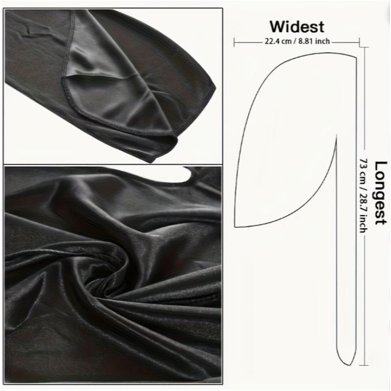 3pcs Premium Durag Pack for Men, Silky Doo Rag for 360 540 720 Waves