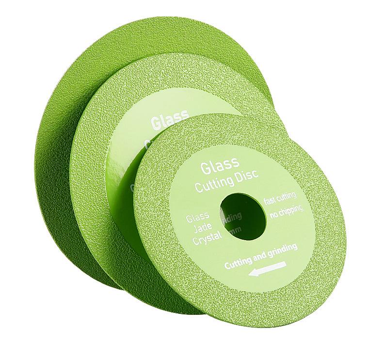 LOZLIN 3PCS/6PCS 4.5" Diamond Cutting Wheel for Glass, Tile, Marble,Ceramics - Ultra-Thin Angle Grinder Saw Blades,  - Dry Multi-Purpose Grinding Disc