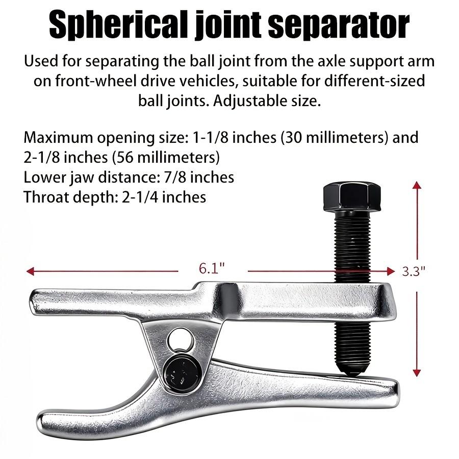 5-Piece Ball Joint Bearing Separator Kit, Pittman Arm Puller, Tie Rod End Tool, 5-In-1 Front Service Set, Easy Disassembly, Vehicle Maintenance