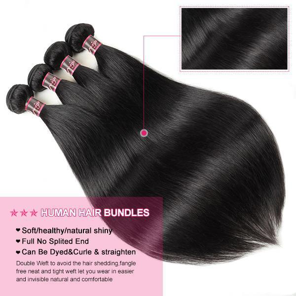 Uwigs Natural Color Straight/Body Wave Hair Bundles Quick Weave Extensions 1 3 4 Bundles 100g/piece TikTokShopBlackFriday